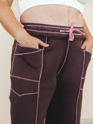 Lounge Hour Pants - Mocha Brown L / Mocha Brown