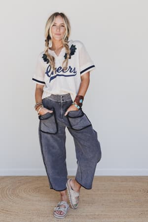 nothing-less-barrel-pants-black/Black