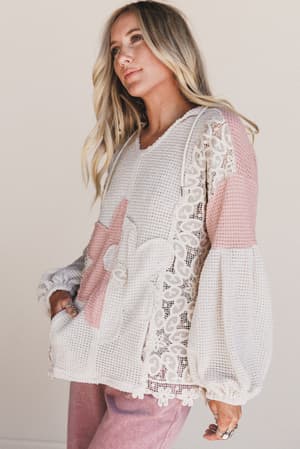lace-bliss-flower-patch-top-pink/Pink
