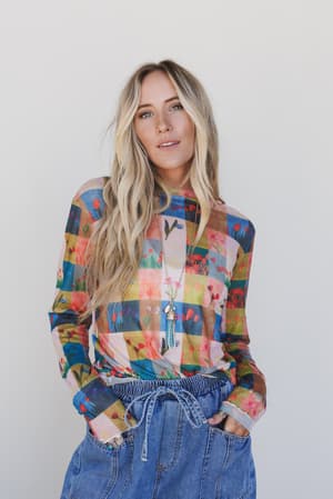 Checker Bloom Top: undefined
