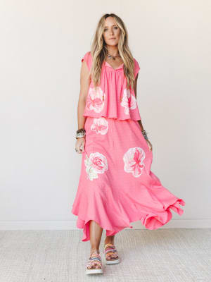 Petals In Love Two Piece Set - Pink S / Pink