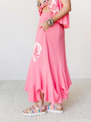Petals In Love Two Piece Set - Pink S / Pink