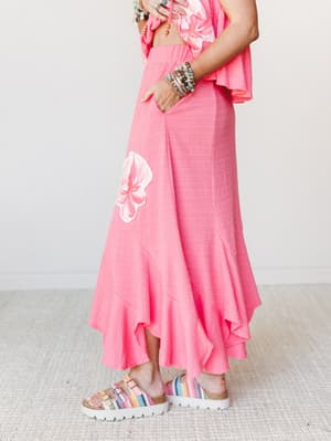 Petals In Love Two Piece Set - Pink S / Pink