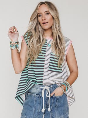 Stripe Start Tank: undefined