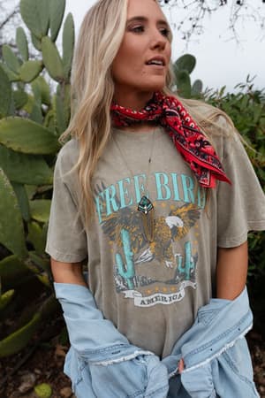 Fly Free Graphic Tee: undefined