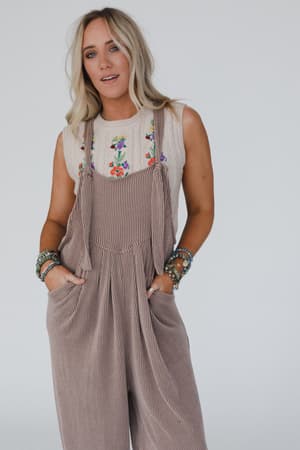 tazzlynn-textured-jumpsuit-acorn/Acorn