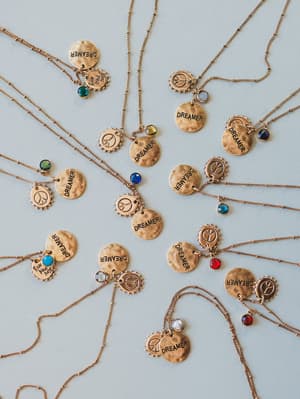 october-dreamer-birthstone-necklace-opal/October Opal