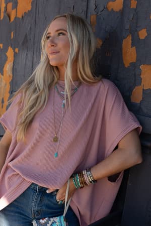moon-glow-texture-knit-top-rose-faded/Rose Faded