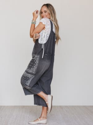 high-hopes-bandana-print-overalls-black/Black Bandana