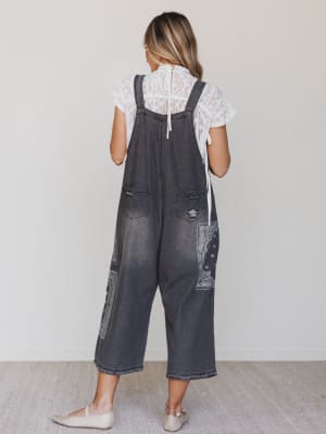 high-hopes-bandana-print-overalls-black/Black Bandana