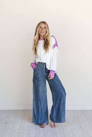 beyond-love-wide-leg-jeans-dark-denim/Blue