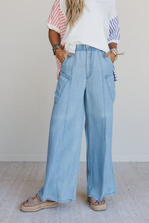 beyond-love-wide-leg-jeans-washed-denim/Blue