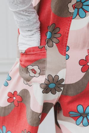 high-hopes-slouchy-denim-overalls-mocha-flower/Brown