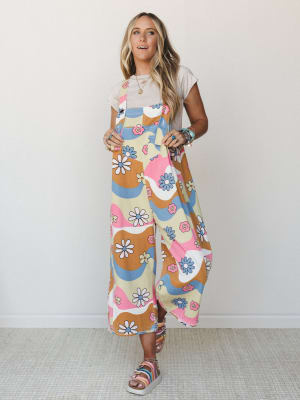 High Hopes Slouchy Denim Overalls: undefined