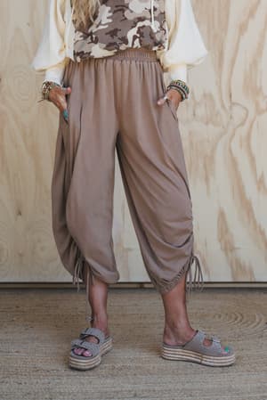tidal-flow-pants-latte/Brown