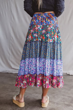 tatjana-printed-maxi-skirt-blue/Blue