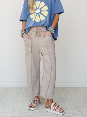 Magnolia Barrel Pants - Baked Potato L / Baked Potato