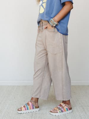 Magnolia Barrel Pants - Baked Potato L / Baked Potato