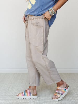 Magnolia Barrel Pants - Baked Potato L / Baked Potato