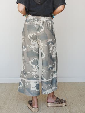 Clementine Drawstring Pants - Faded Olive