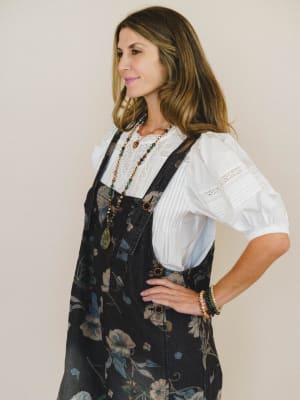 High Hopes Slouchy Denim Overalls - Black Denim L / Black Denim