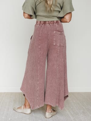 Art of it All Flowy Pants - Chocolate L / Chocolate