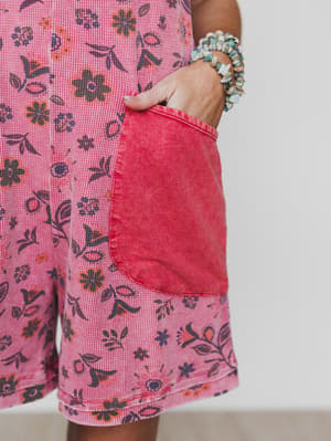 Julian Romper - Boho Red L / Boho Red