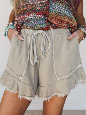 Jane Frayed Shorts: undefined