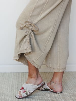Turning Point Washed Cargo Jumpsuit - Latte S / Latte
