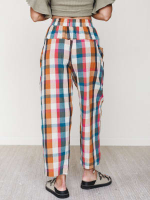 Wild Roams Pants
 - Rose Teal L / Rose Teal