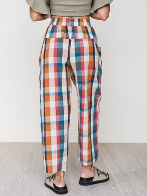 Wild Roams Pants
- Rose Teal L / Rose Teal