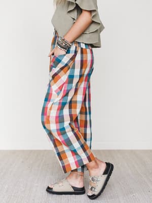 Wild Roams Pants
- Rose Teal L / Rose Teal