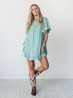 Goldie Floral Romper: undefined