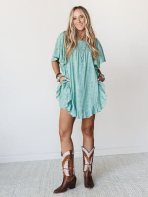 Goldie Floral Romper - Sage S / Sage