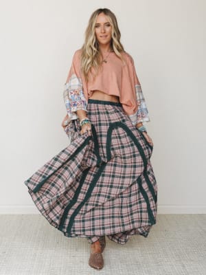 Aurora Maxi Skirt: undefined