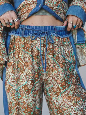Auburn Embers Pants - Denim Brown