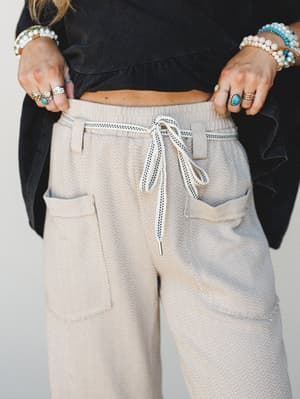 Vintage Barrel Pants - Ash Olive