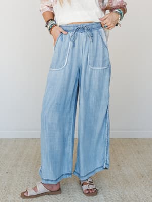 Grey Petal Pants: undefined