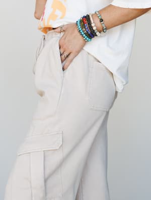 Soft Comfort Pants - Ecru