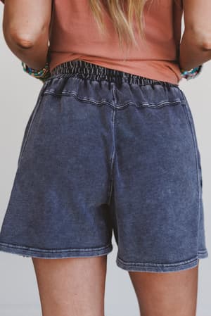 daisy-days-patchwork-shorts-ash/Gray