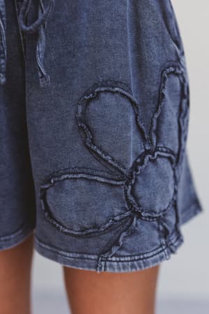 Daisy Days Patchwork Shorts: undefined