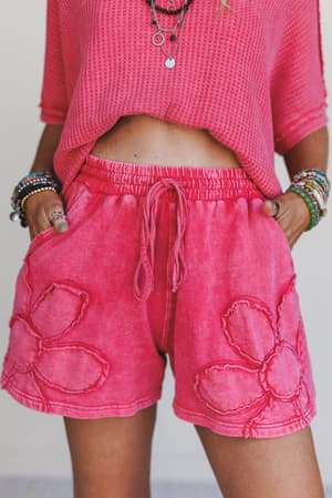 Daisy Days Patchwork Shorts: undefined