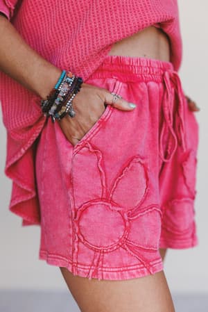 daisy-days-patchwork-shorts-red/Red