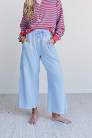 Oceans Edge Flower Patch Pants: undefined