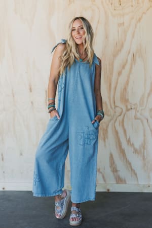 everyday-magic-flower-patch-jumpsuit-blue/Blue