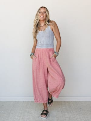 Primrose Pants - Red L / Red