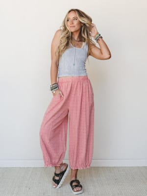 Primrose Pants - Red L / Red