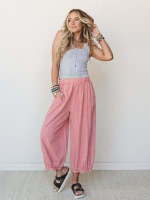 Primrose Pants - Red L / Red