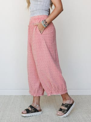 Primrose Pants - Red L / Red
