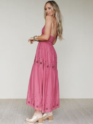 Catalina Dress - Pink L / Pink